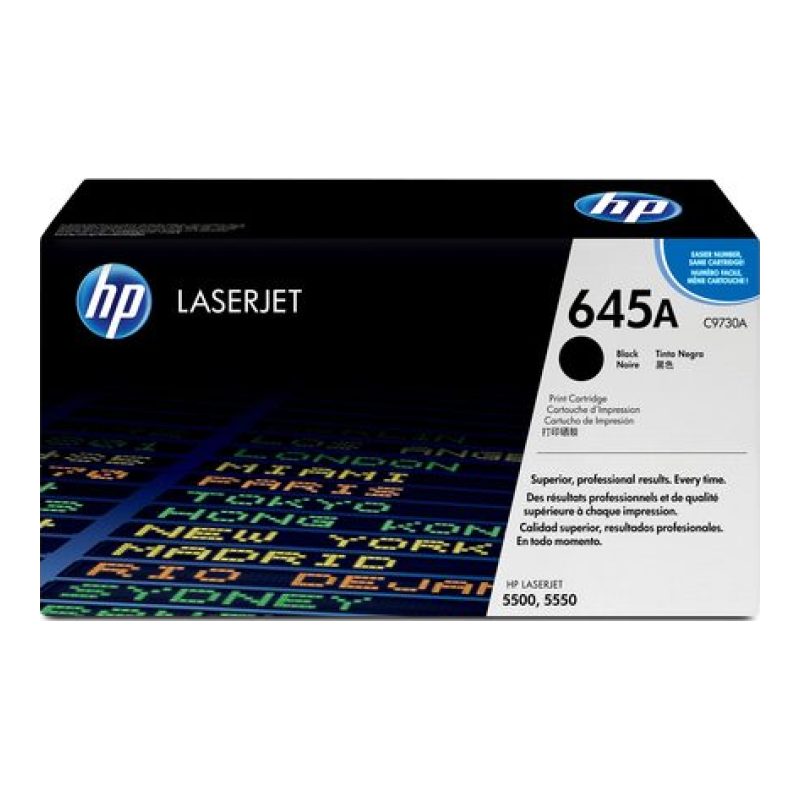 HP 645A C9730A Siyah Toner — görsel 2