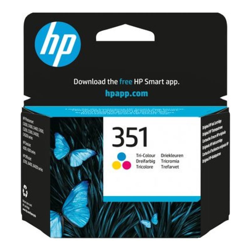 HP 351 Üç CB337EE Üç Renkli Mürekkep Kartuşu
