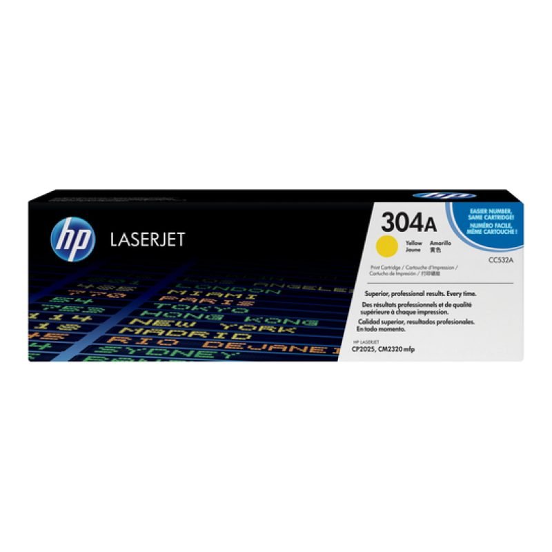 HP 304A CC532A Sarı Toner — görsel 2