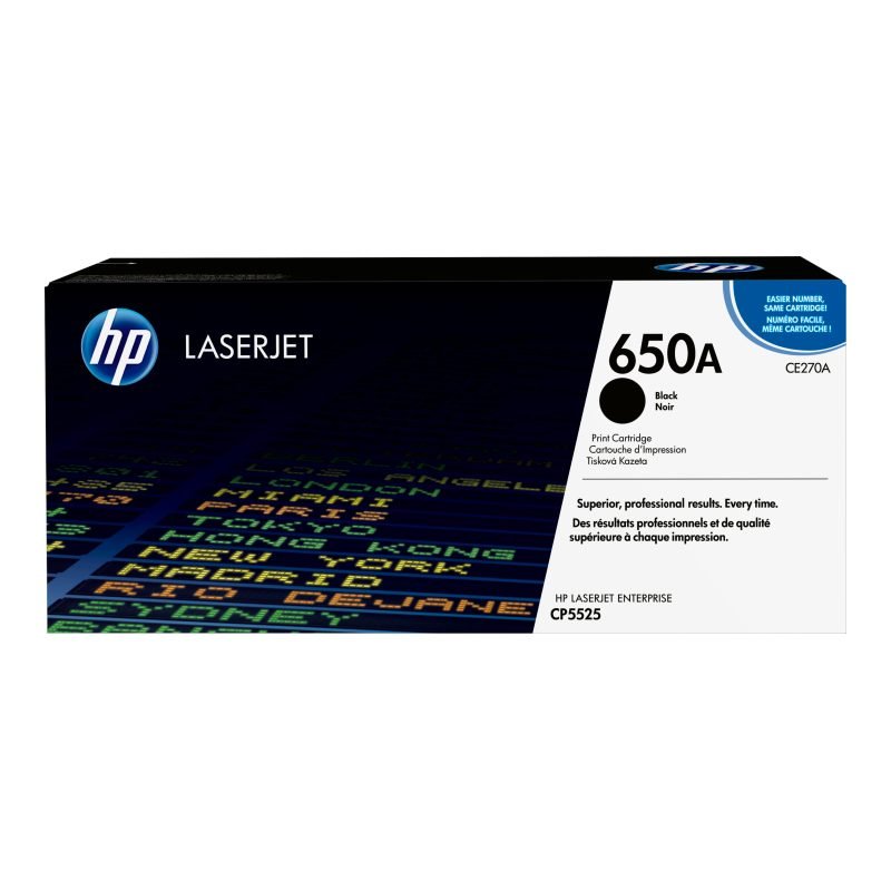 HP 650A CE270A Siyah Toner