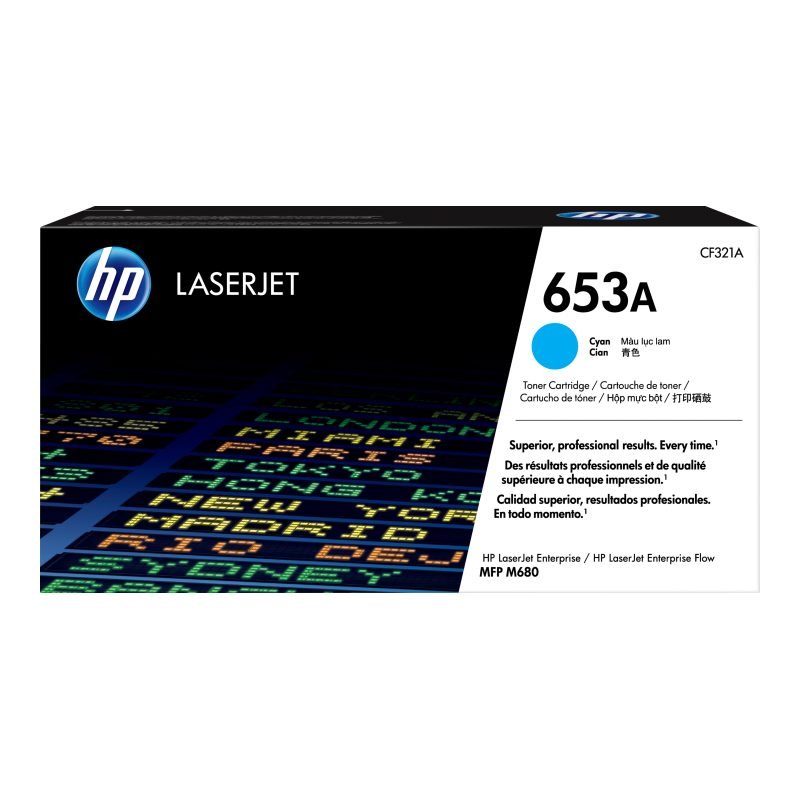 HP 653A CF321A Mavi Toner