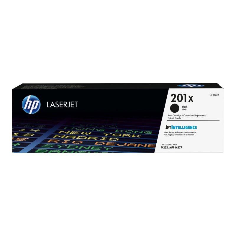 HP 201X CF400X Siyah Yüksek Kapasiteli Toner