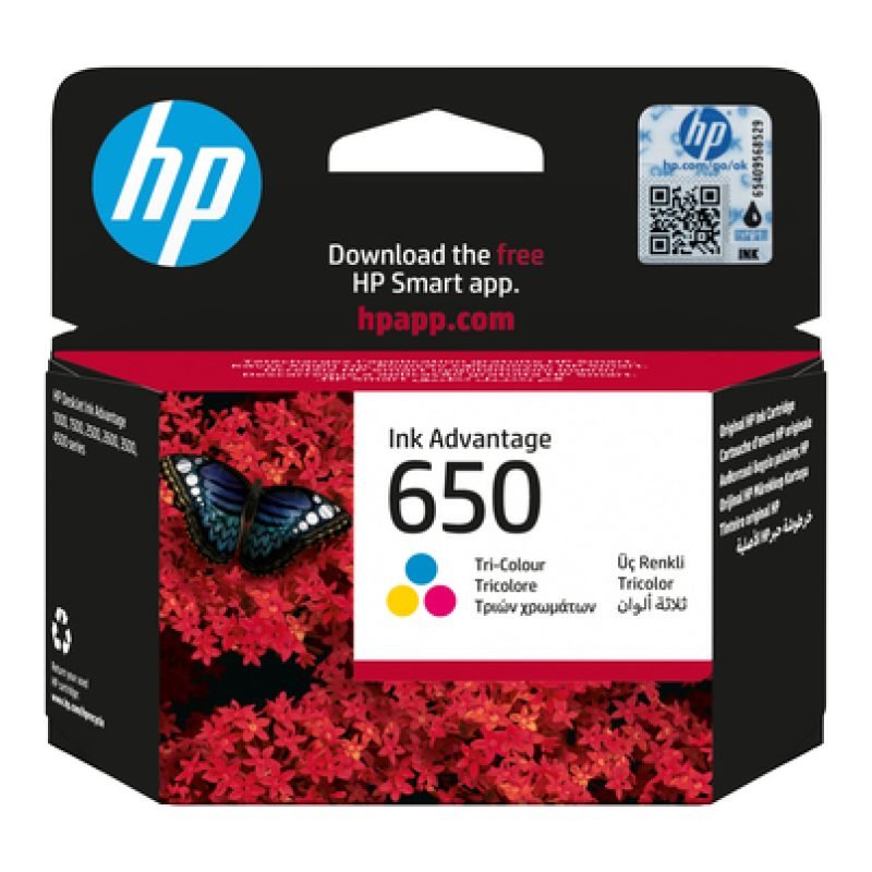 HP 650 CZ101AE Siyah Mürekkep Kartuşu