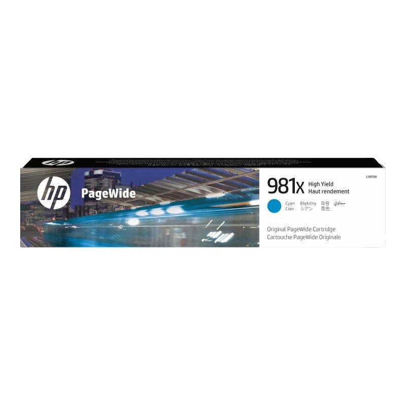 HP 981X L0R09A Mavi Mürekkep Kartuşu