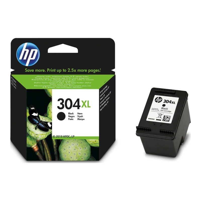 HP 304XL N9K08AE Siyah Mürekkep Kartuşu