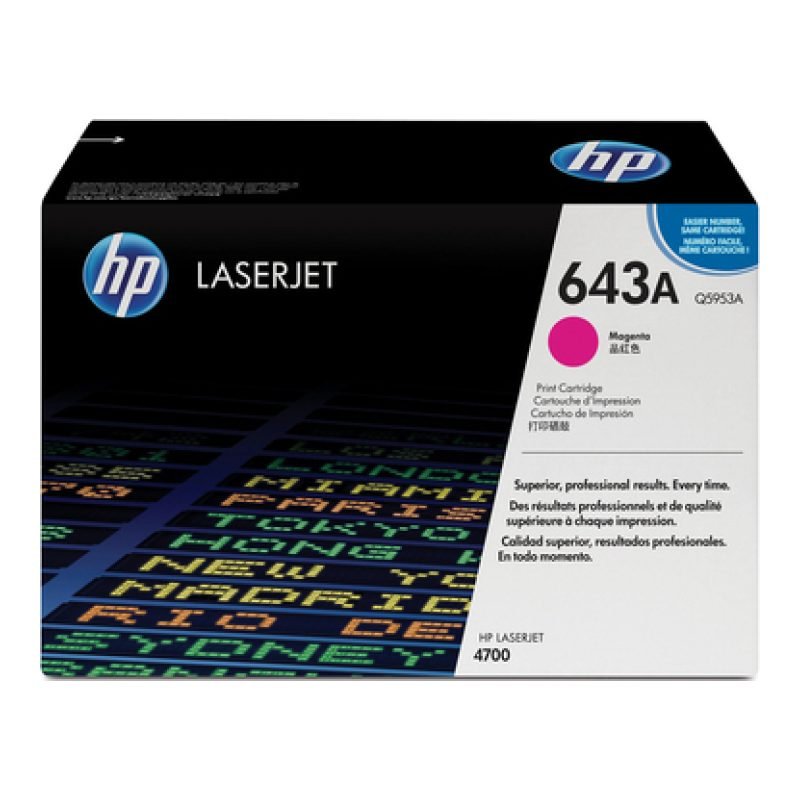 HP 643A Q5953A Kırmızı Toner — görsel 2