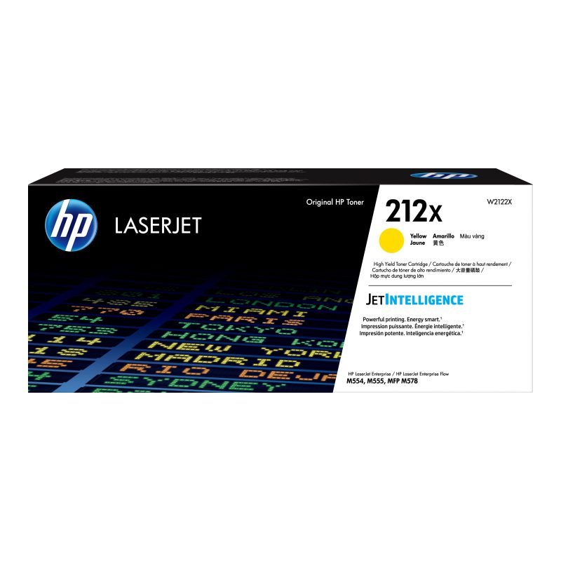 HP 212X W2122X Sarı Yüksek Kapasiteli Toner