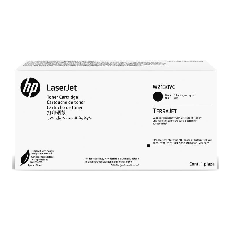 HP W2130YC Taahhütlü Siyah Toner