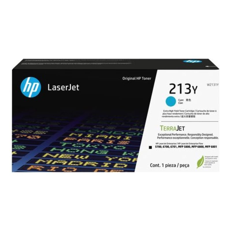 HP 213Y Ekstra W2131Y Mavi Toner