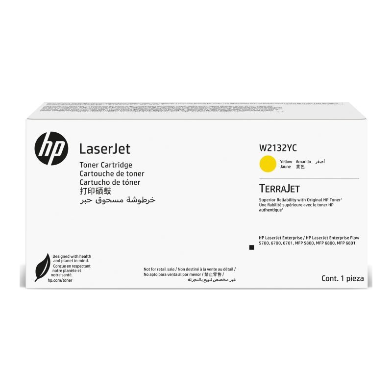 HP W2132YC Taahhütlü Sarı Toner