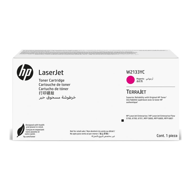 HP W2133YC Taahhütlü Kırmızı Toner