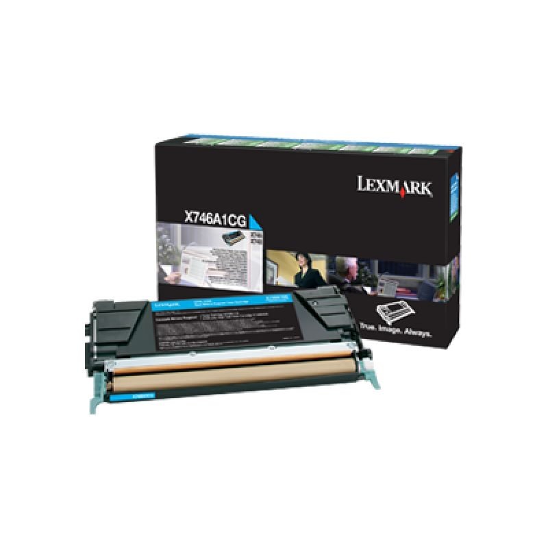 Lexmark X746A1CG Mavi Toner
