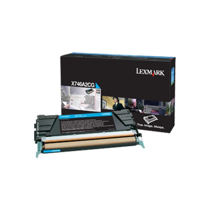 Lexmark X746A2CG Mavi Toner